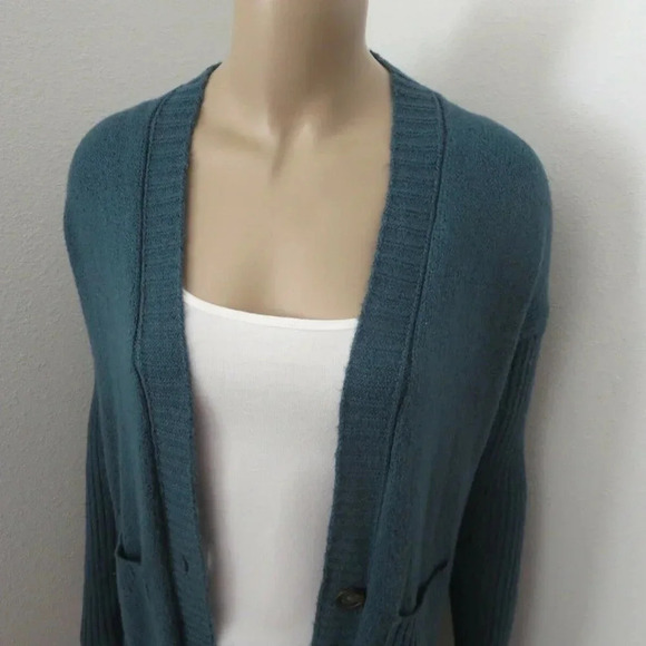 NWT Hollister Knit Cardigan Size XS Sweater Green - Picture 4 of 7